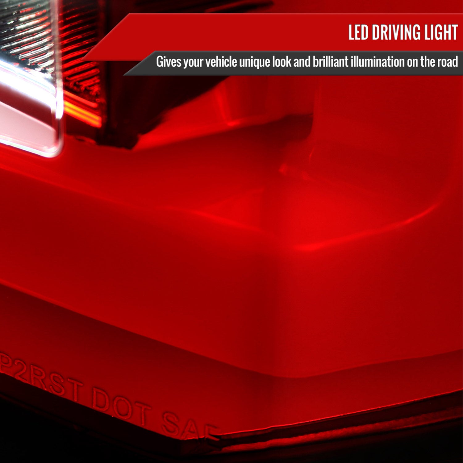 2015-2020 Chevy Tahoe/Suburban LS LT LTZ Premier LED Tail Lights Chrome/Red