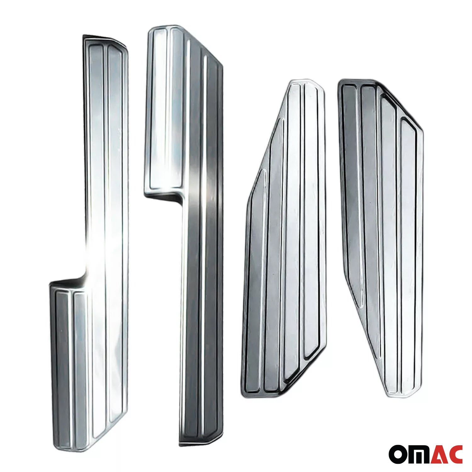 2010-2020 VW Amarok Door Sill Scuff Plate Scratch Protector Stainless Steel 4 Pcs