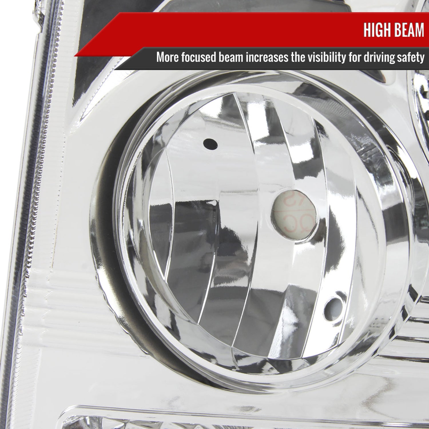 1999-2002 Chevy Silverado 1500 2500/Tahoe Suburban Headlights LED Light Chrome