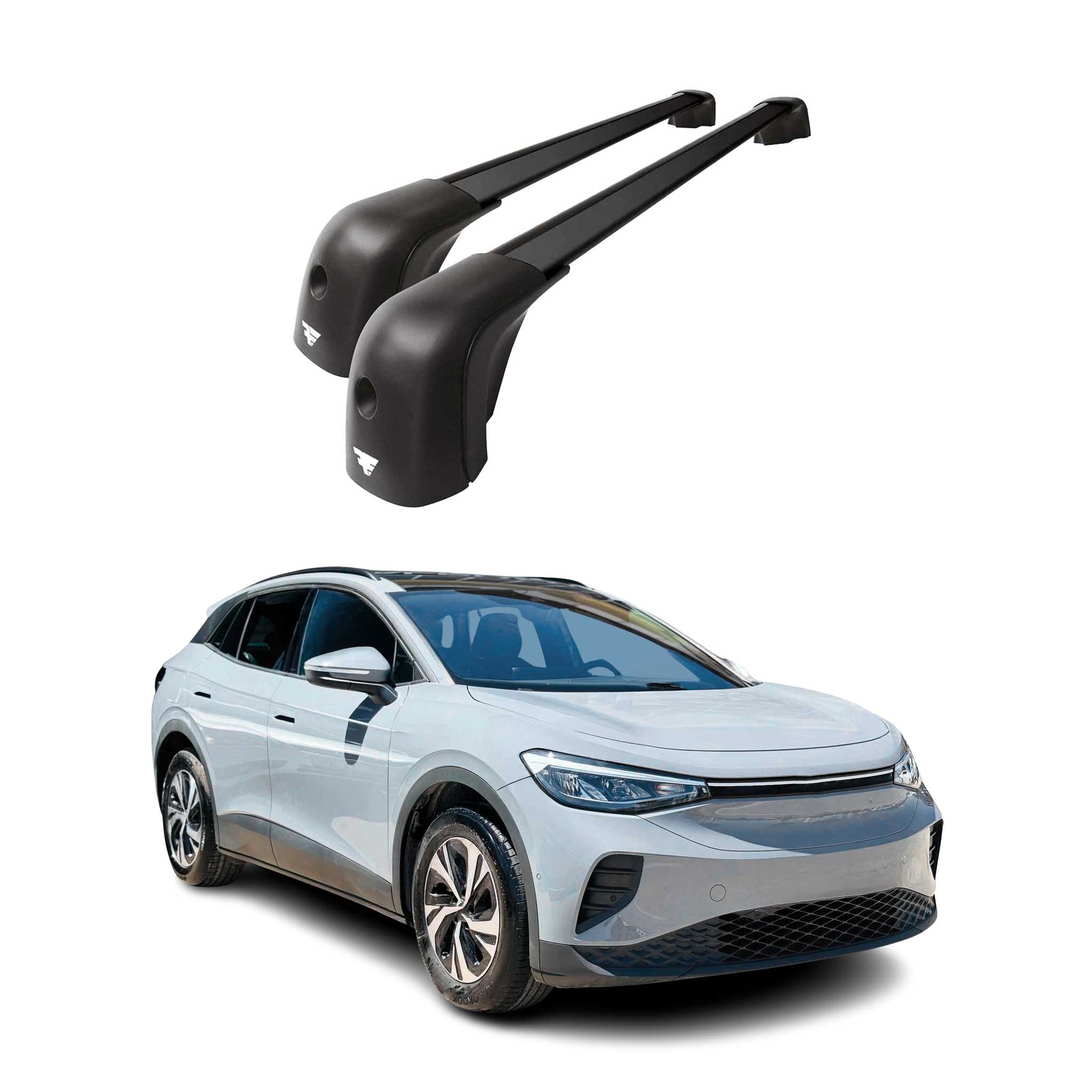 2021-2024 VW ID.4 Roof Racks Cross Bars Black