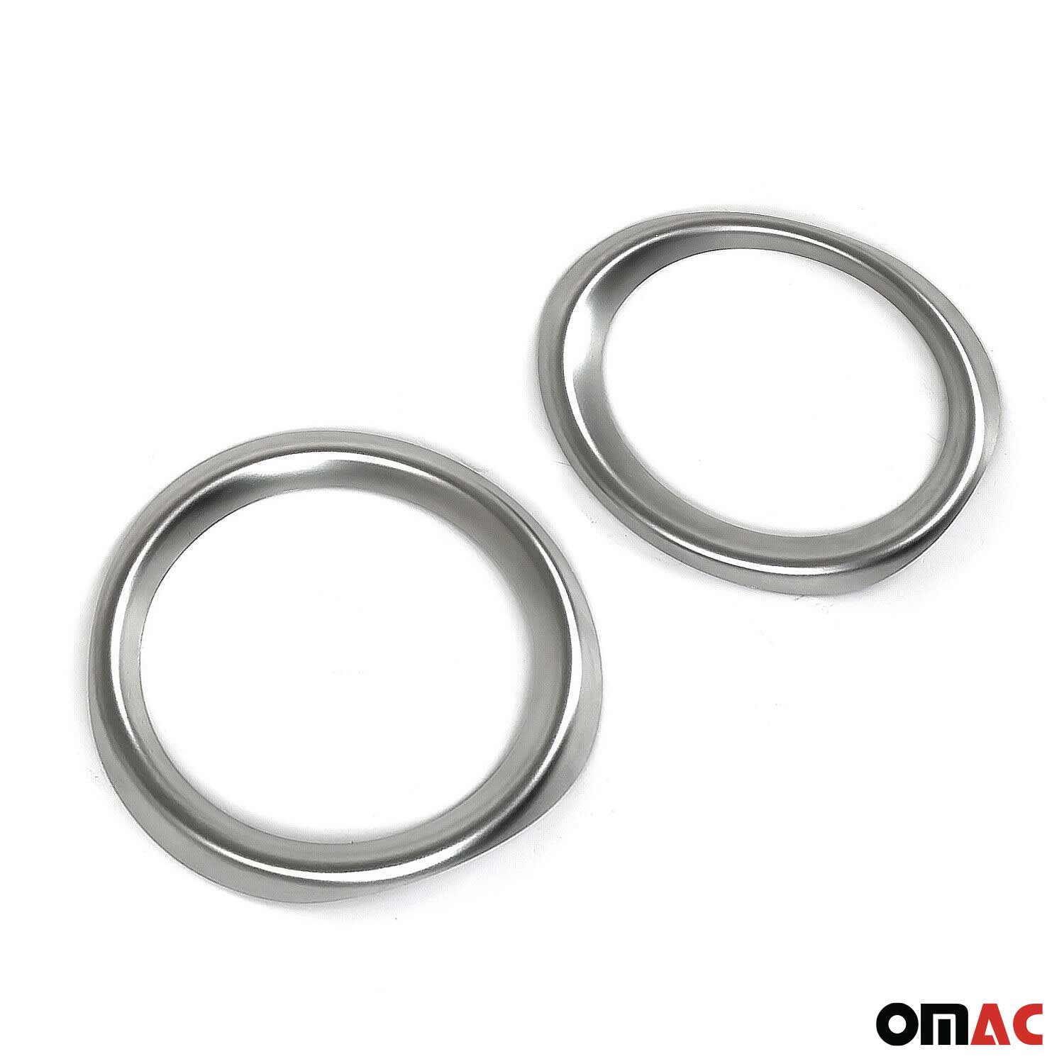 2018-2022 Toyota C-HR Fog Light Lamp Bezel Cover Stainless Steel Silver 2 Pcs