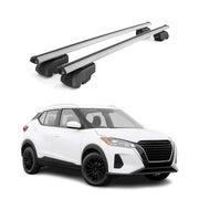 2025-2026 Nissan Kicks Play Roof Rack Cross Bars Luggage Carrier Alu Silver 2 Pcs