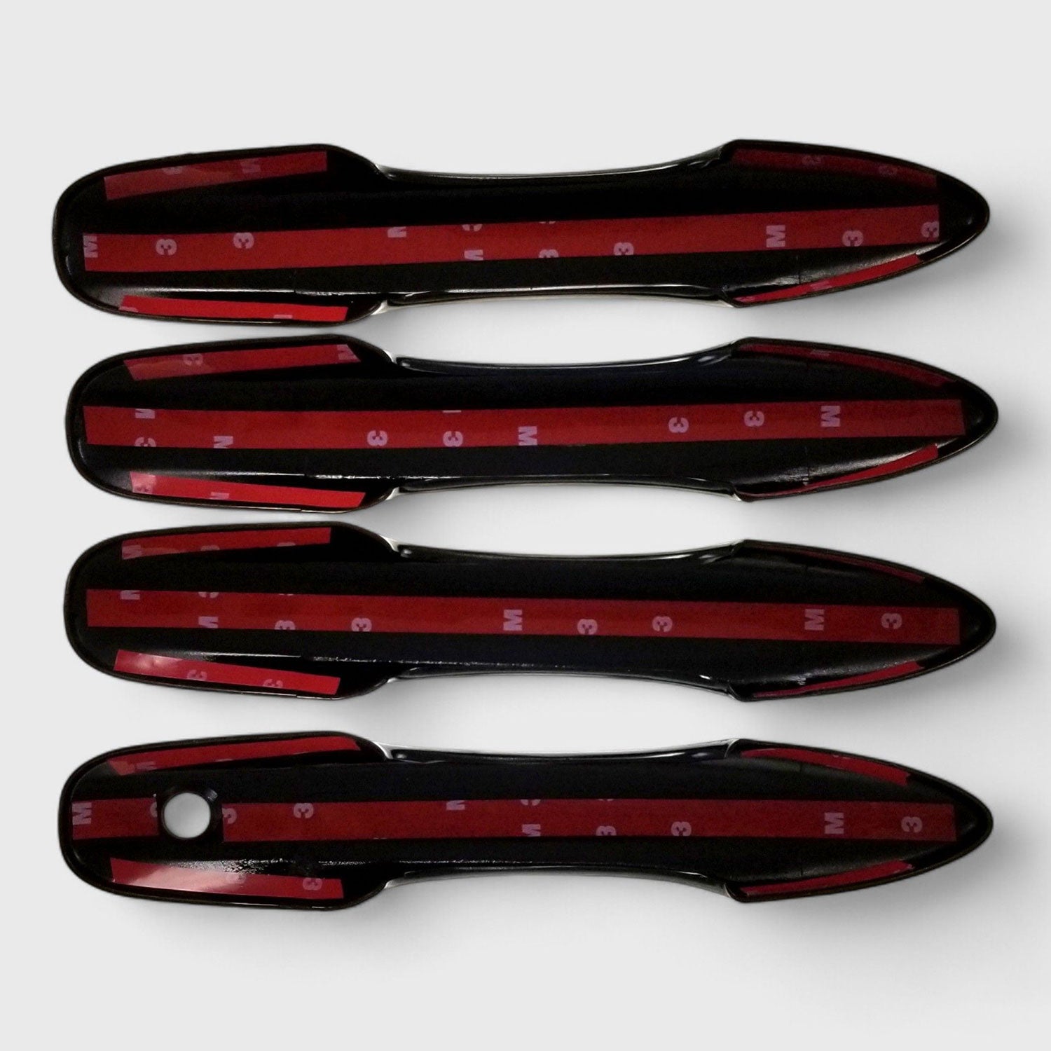 2021-2024 Toyota Venza Door Handle Cover Gloss Black 4Pcs ABS Plastic