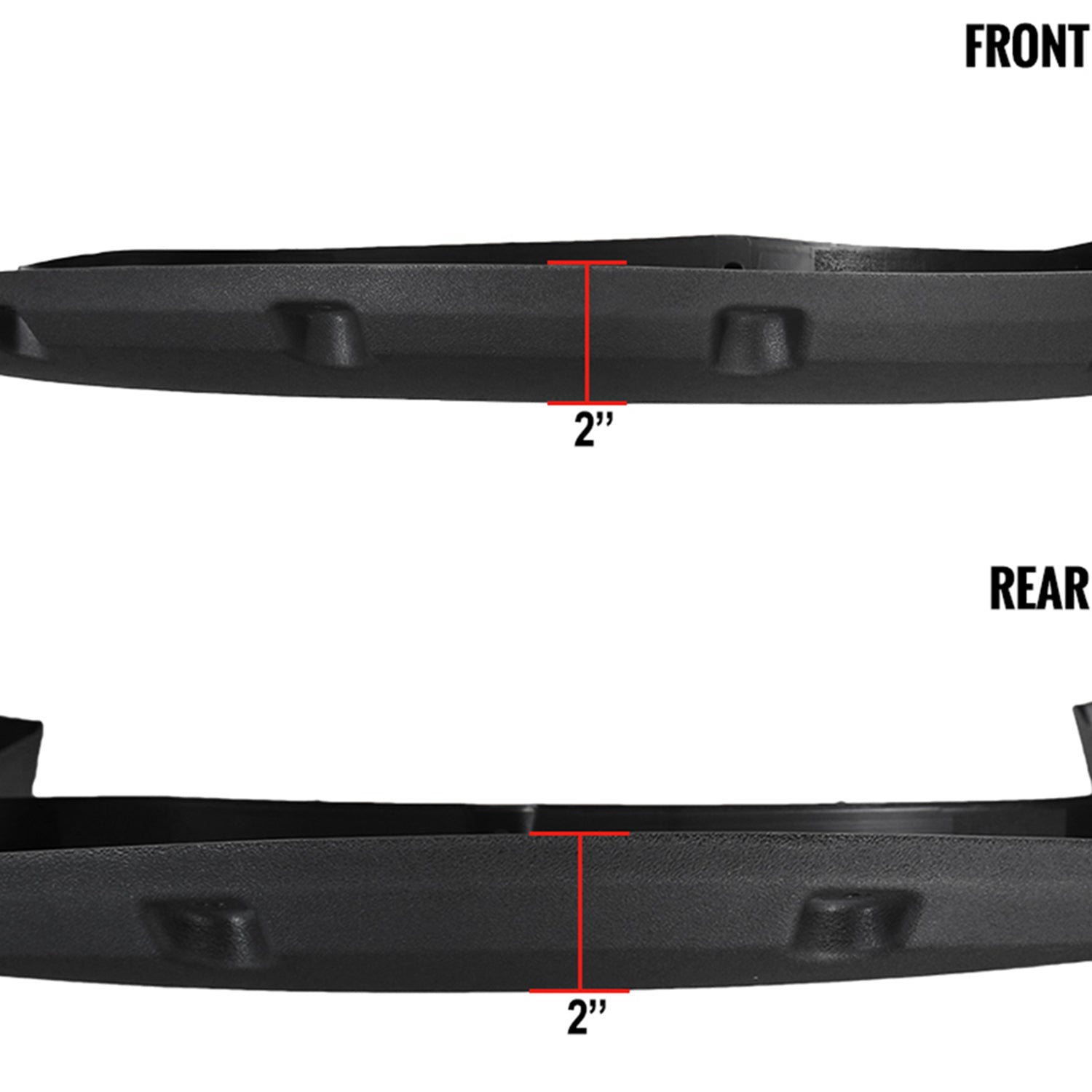 1999-2007 Ford F-250/F-350 SuperDuty Textured Rivet Style Fender Flares