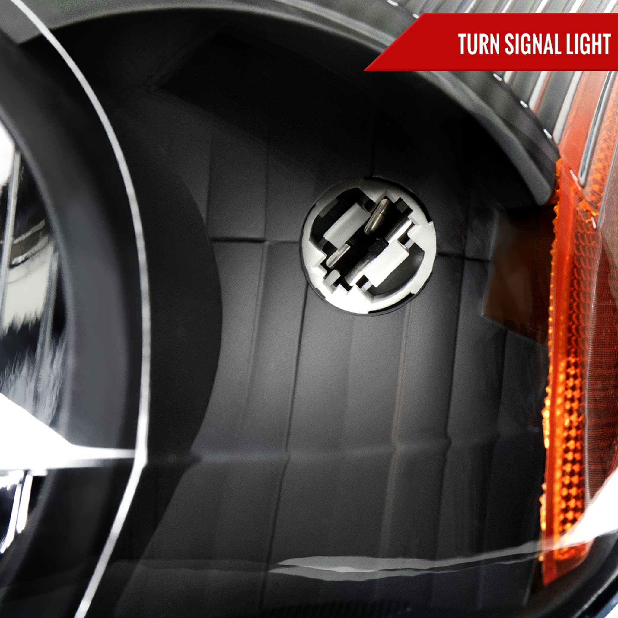For Ford Tarus 2000-2007 Factory Style Headlights (Black Housing / Clear Lens)