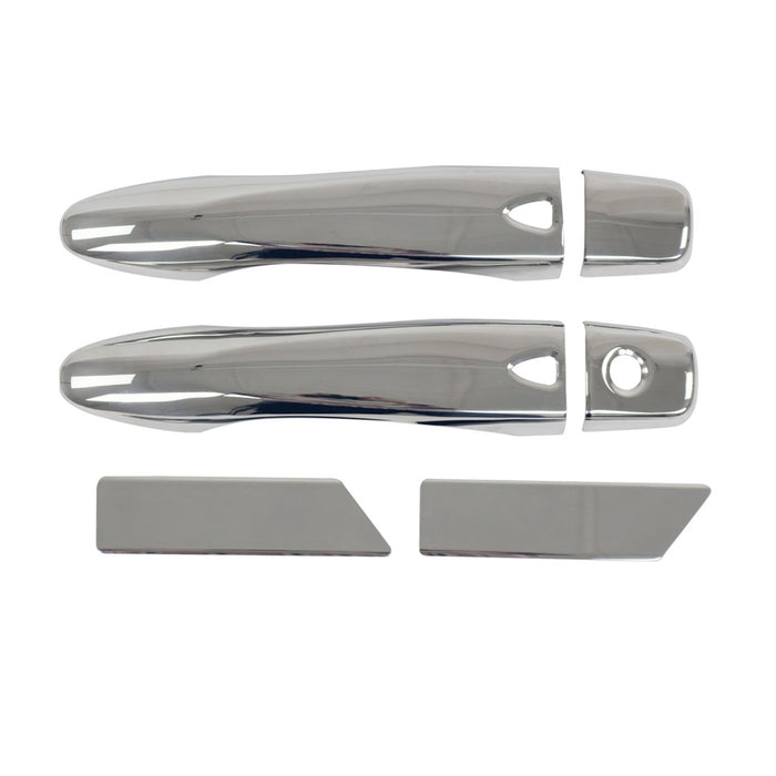 Car Door Handle Cover Protector for Nissan Cube 2009-2014 Steel Chrome 10 Pcs