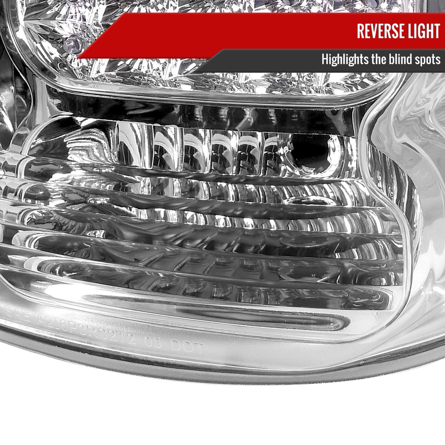 2007-2013 Toyota Tundra LED Tail Lights Chrome Housing/Clear Lens