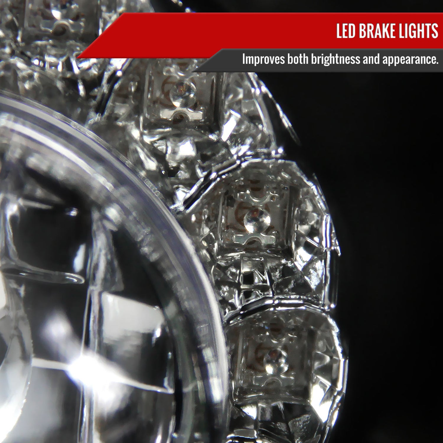 2006-2011 Mitsubishi Eclipse LED Tail Lights Matte Black Housing/Clear Lens