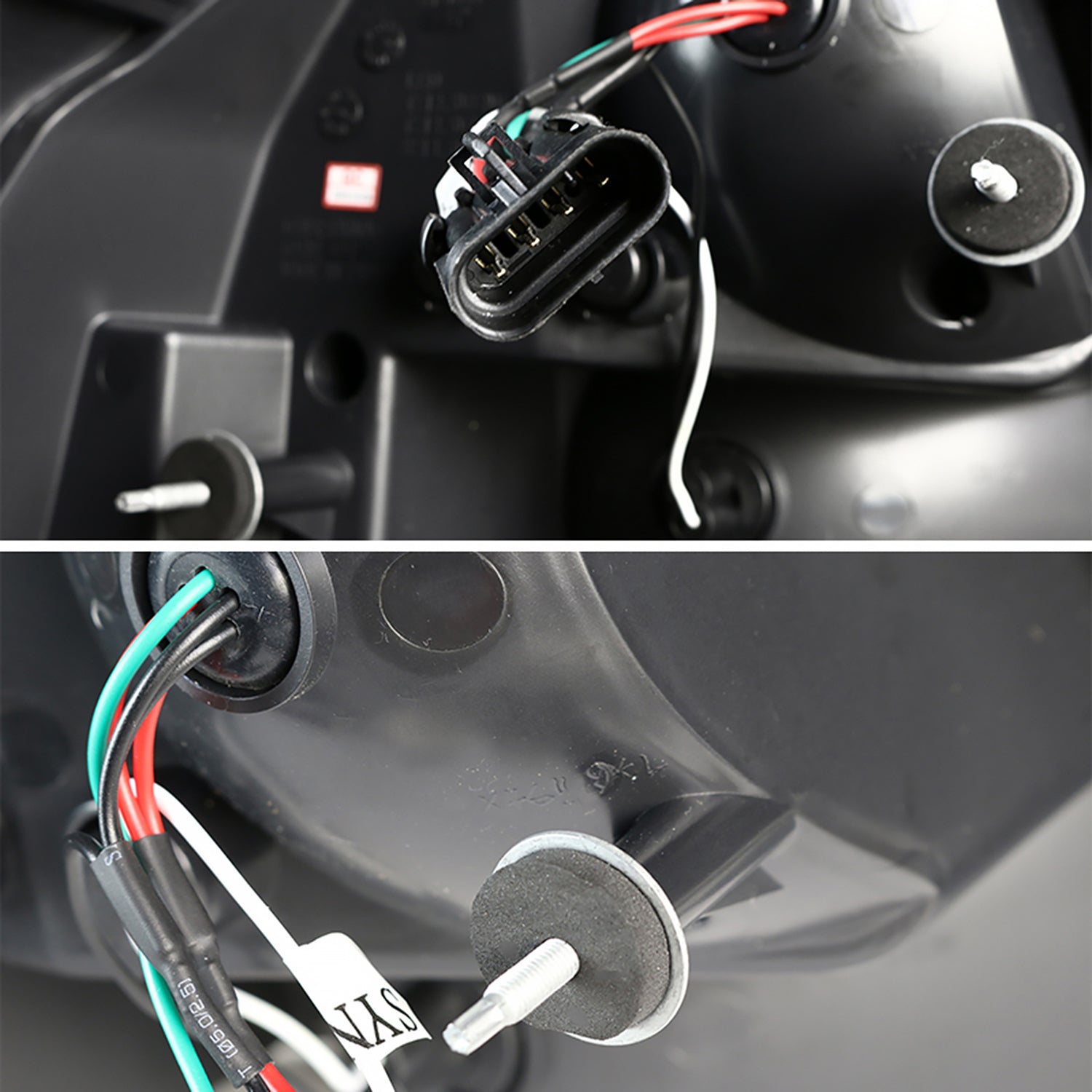 2006-2013 Chevy Impala/ 2014-2016 Impala Limited LED Tail Lights Jet Black/Clear