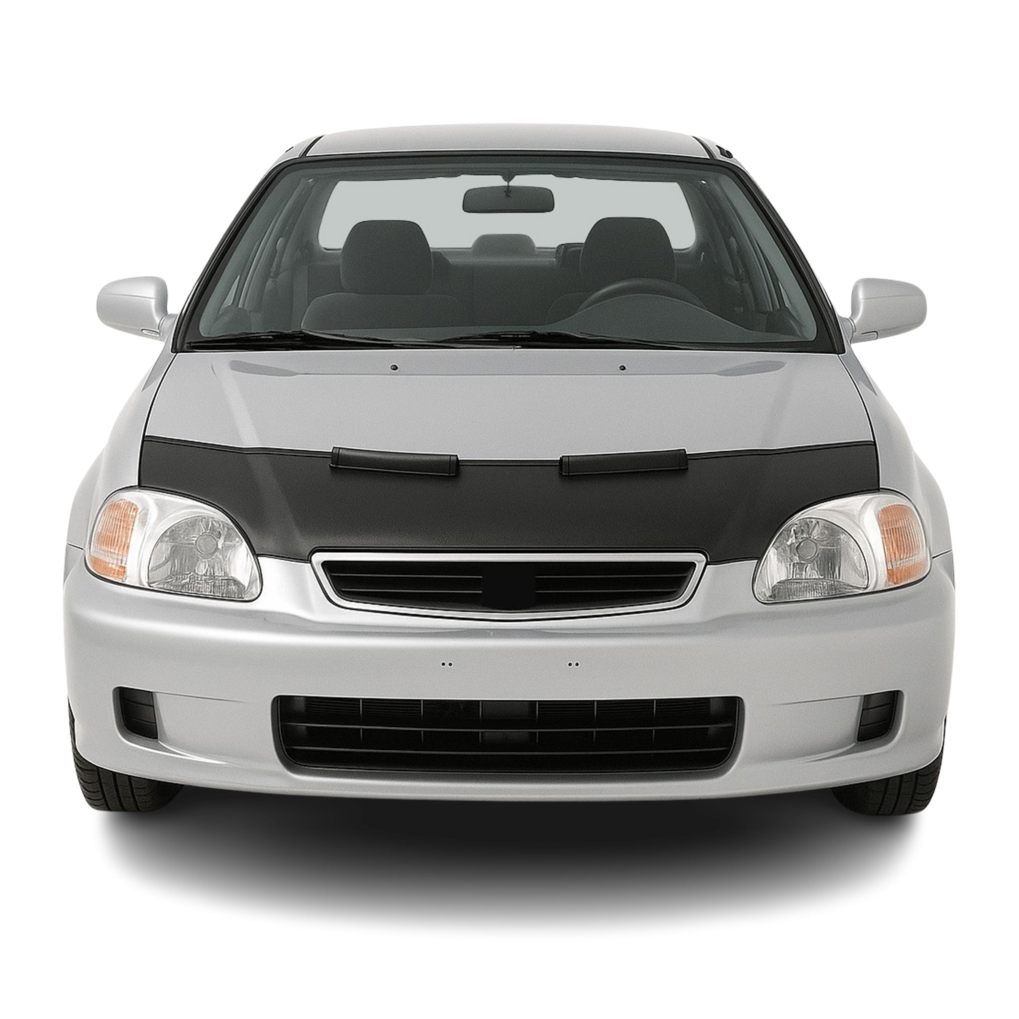 1996-2000 Honda Civic Car Bonnet Mask Hood Bra Black 1 Pc