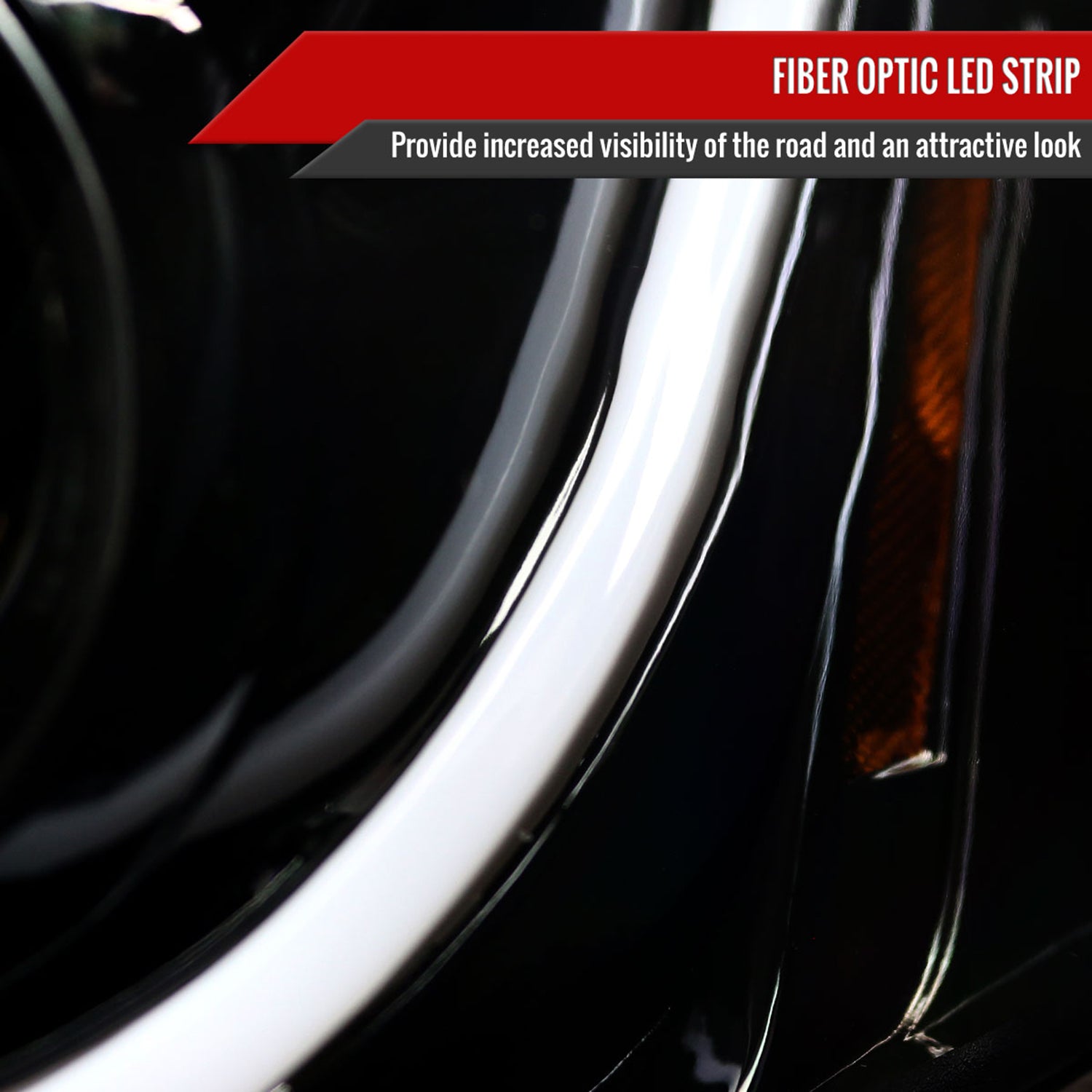 2006-2013 Chevy Impala /Impala Limited /Monte Carlo LED Bar Headlights Black