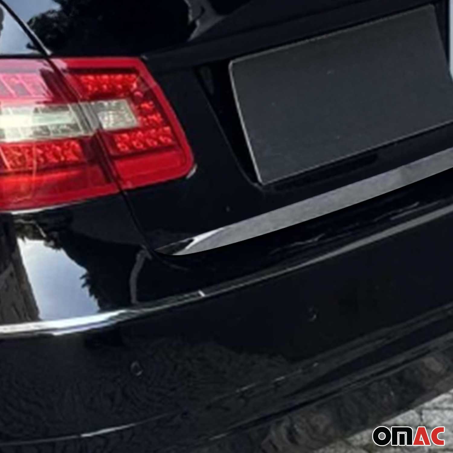 2010-2016 Mercedes E Class W212 Sedan Rear Trunk Molding Trim Stainless Steel