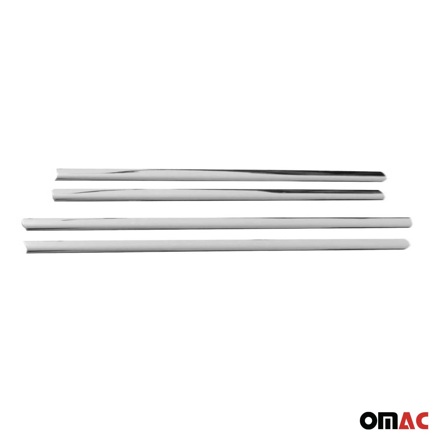 2005-2011 Mercedes M Class W164 Window Molding Trim Streamer S. Steel 4x