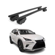 Roof Rack Cross Bars Luggage Carrier for Lexus NX 200t / NX 300 2015-2021 Black