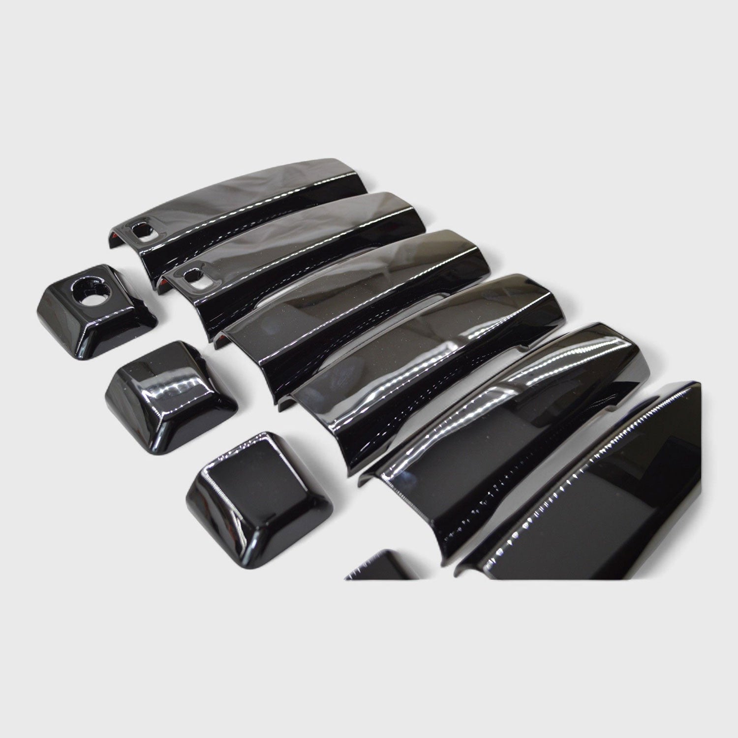 2004-2024 Nissan Titan Door Handle Cover ABS Plastic Black 10Pcs