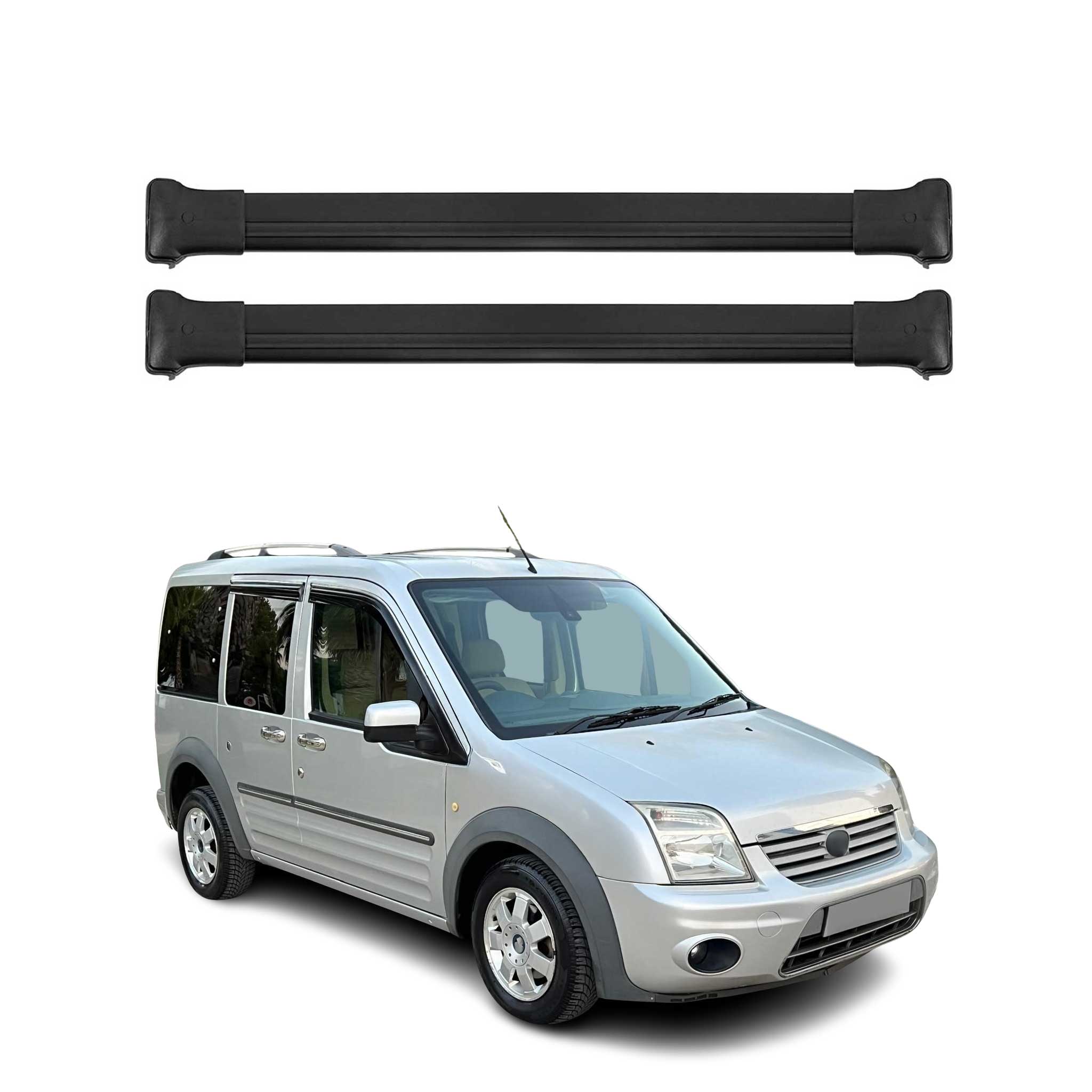 2010-2013 Ford Transit Connect Roof Rack Cross Bars Black