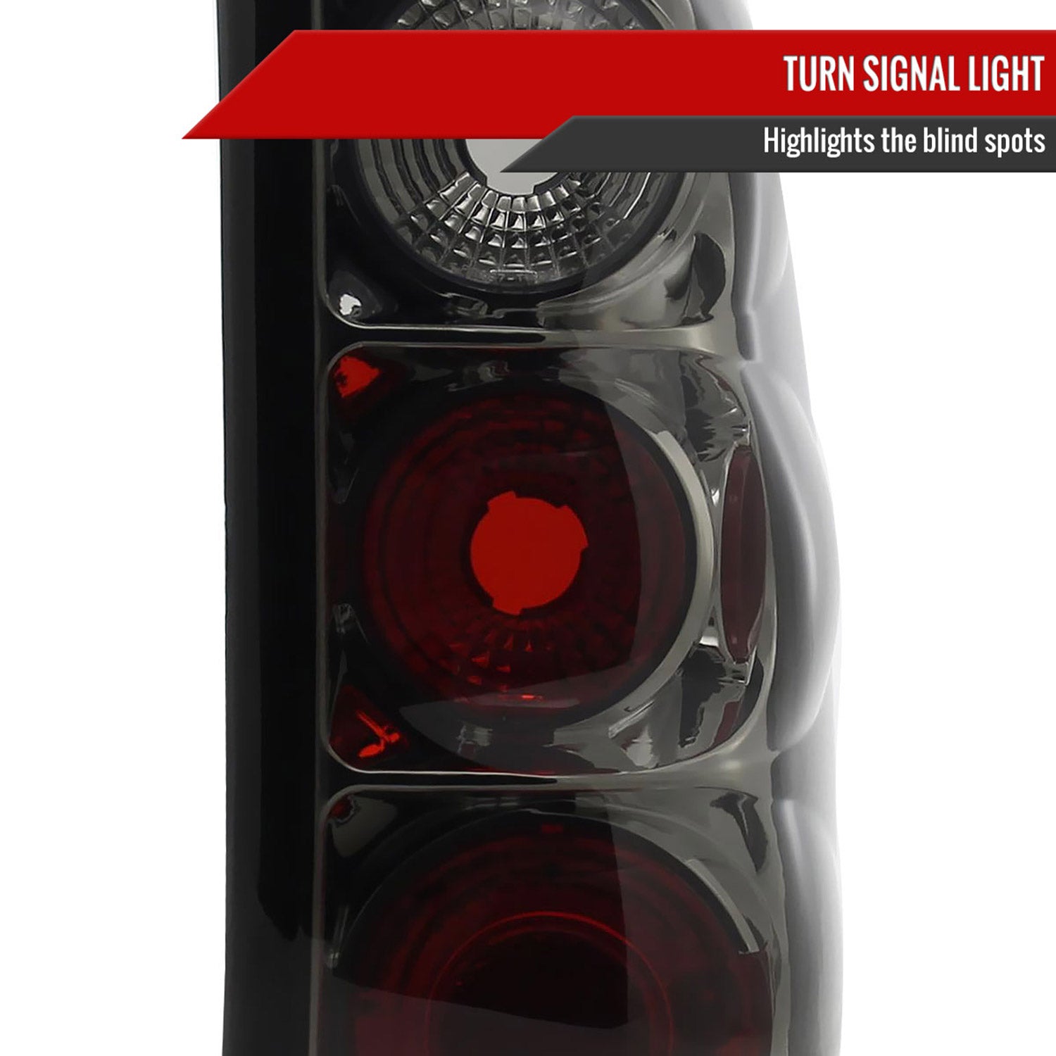 1999-2002 Chevy Silverado/ 1999-2006 GMC Sierra Tail Lights Chrome/Smoke Lens