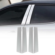 2018-2022 Toyota C-HR Window B Pillar Posts Door Trim Cover Stainless Steel Silver 4x