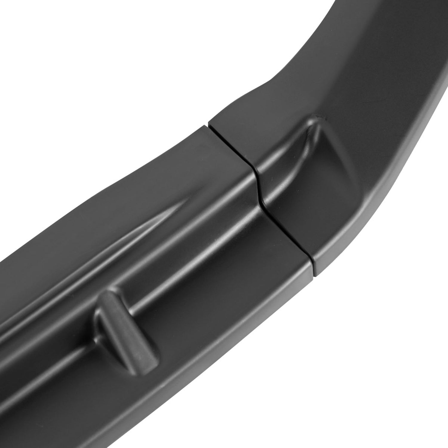 2013-2014 Ford Mustang Matte Black 3Pcs Front Bumper Lip Splitter Kit