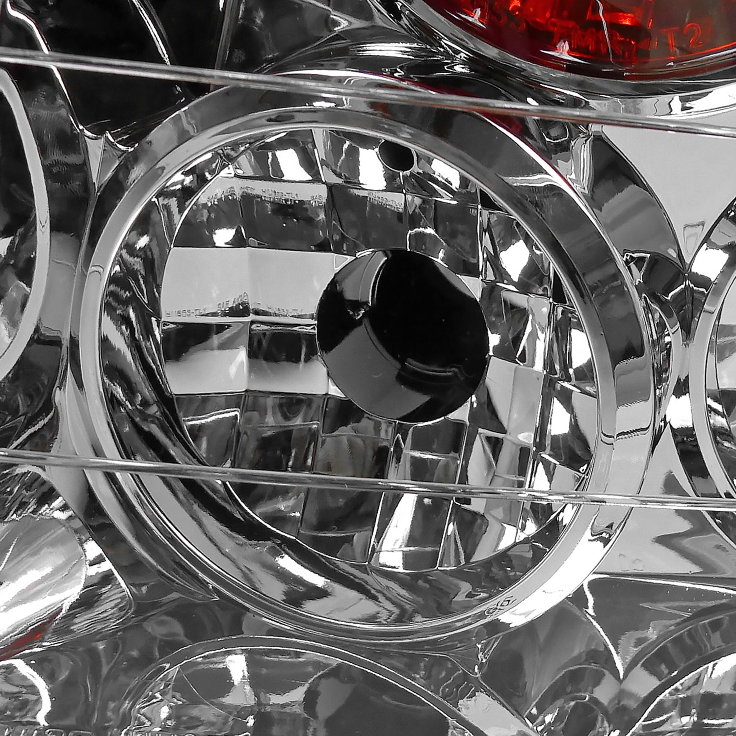 2006-2011 Honda Civic Sedan Tail Lights Chrome Housing/Clear Lens