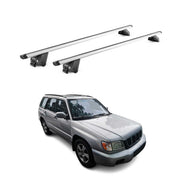 1998-2002 Subaru Forester Roof Rack Cross Bars Silver