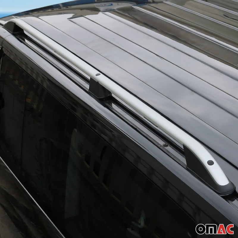 2015-2018 Chevrolet City Express Roof Rack Rails Side Rails Silver