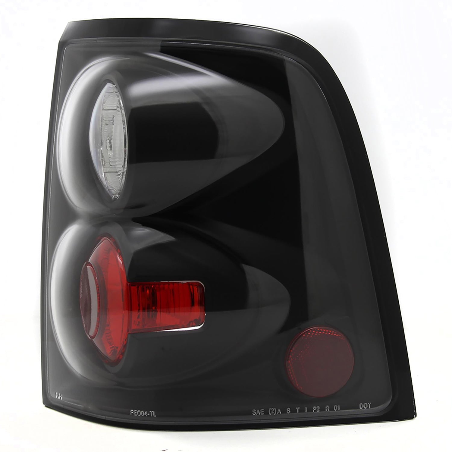 2002-2005 Ford Explorer Tail Lights Matte Black Housing/Clear Lens