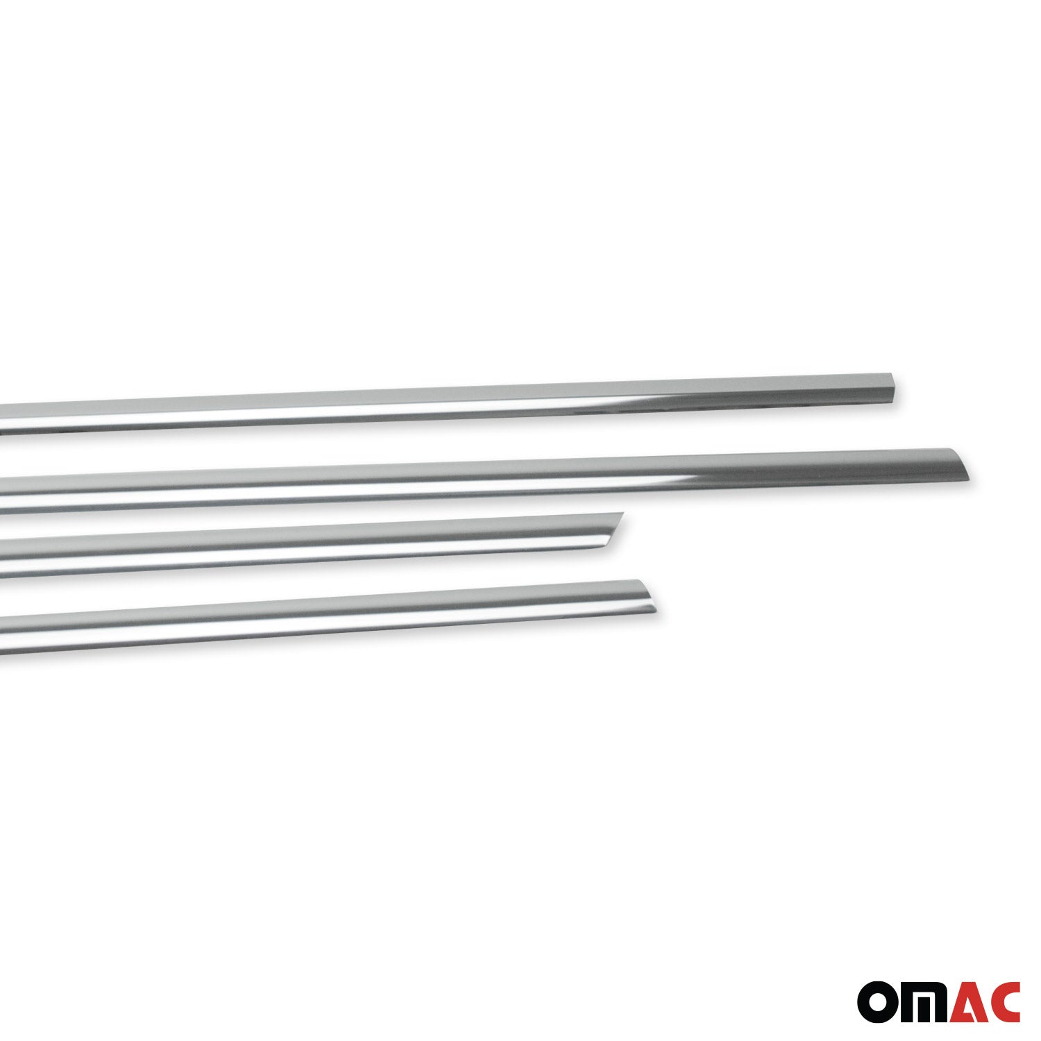 2012-2015 Honda Civic Sedan Window Molding Trim Streamer Stainless Steel