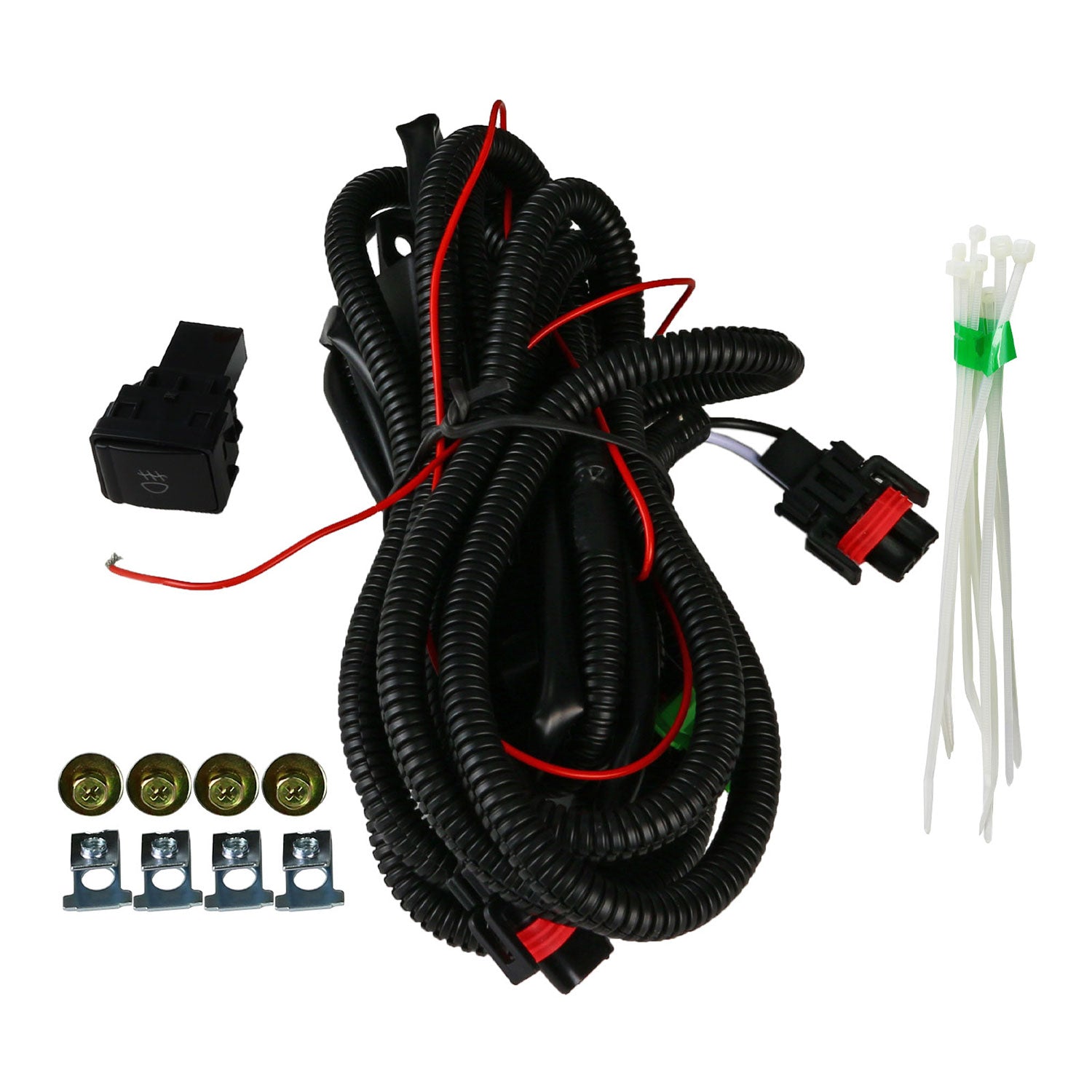 2015-2018 Nissan Murano H11 Fog Lights Kit Chrome Housing/Clear Lens