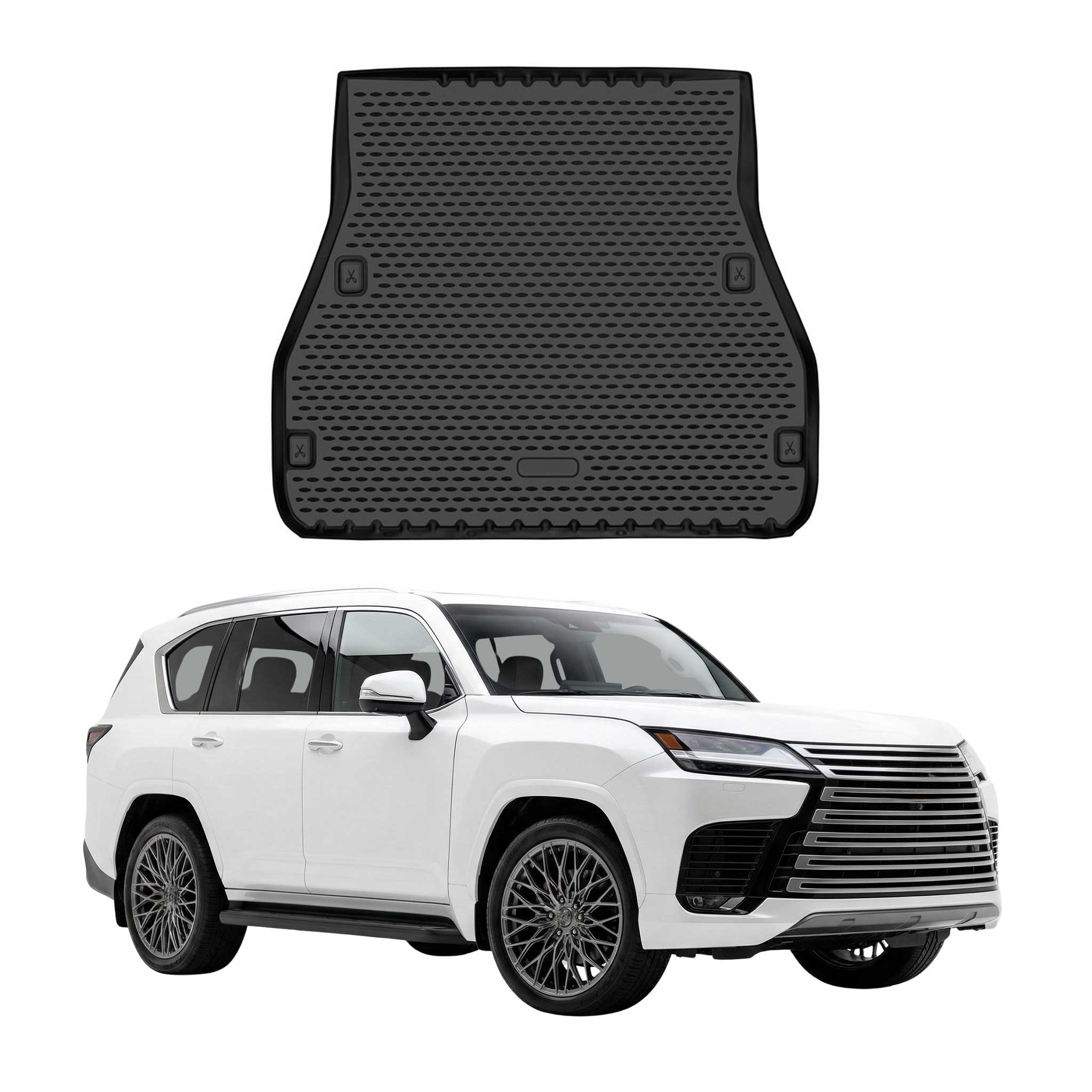 OMAC Cargo Mats Liner for Lexus LX600 J310 2022-2026 Trunk Mat Waterproof Black