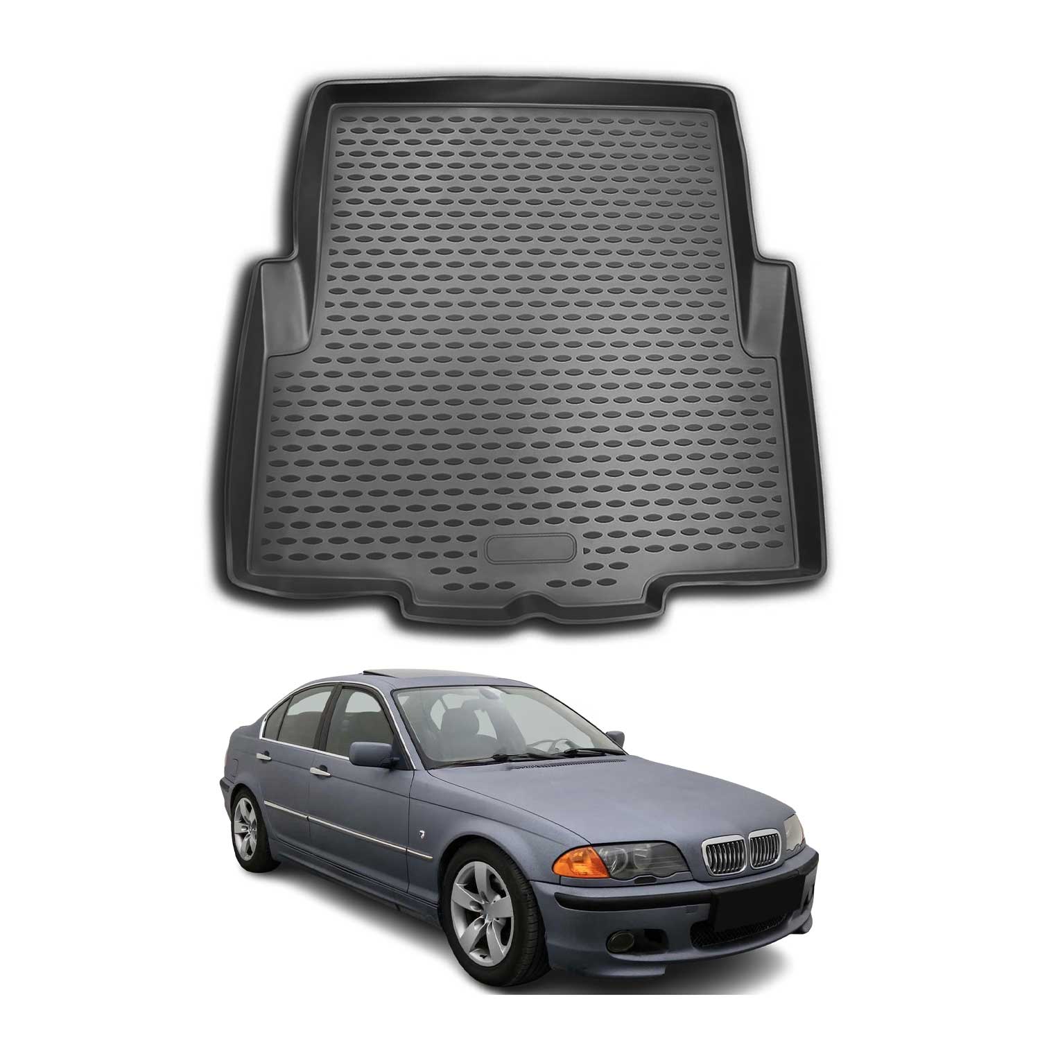1999-2007 BMW 3 Series E46 Sedan Cargo Liner Trunk Mat All Weather Black
