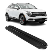 2023-2026 Kia Sportage Running Boards Side Steps Black
