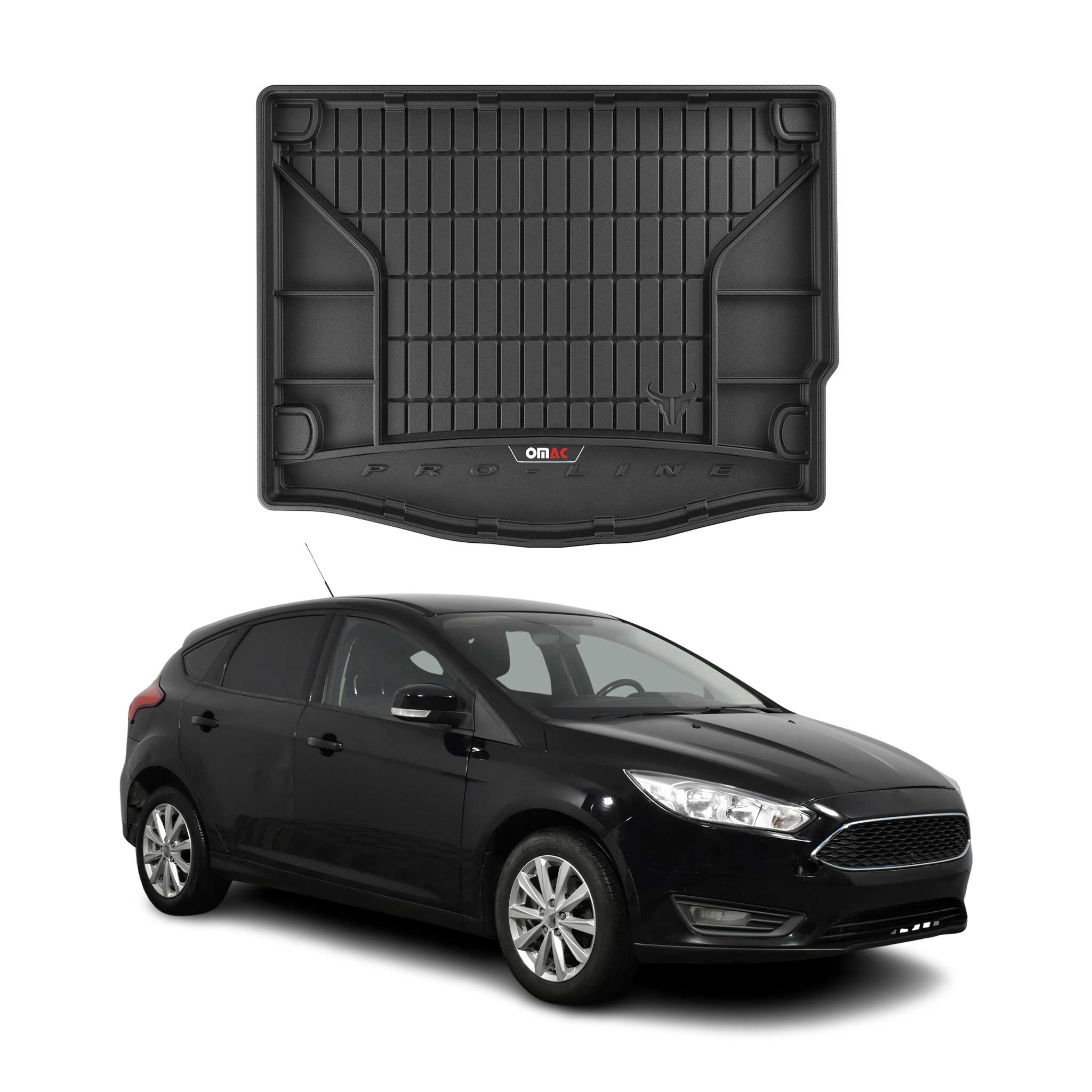 2012-2018 Ford Focus Hatchback Premium Cargo Liner Trunk Mat All Weather Heavy Duty