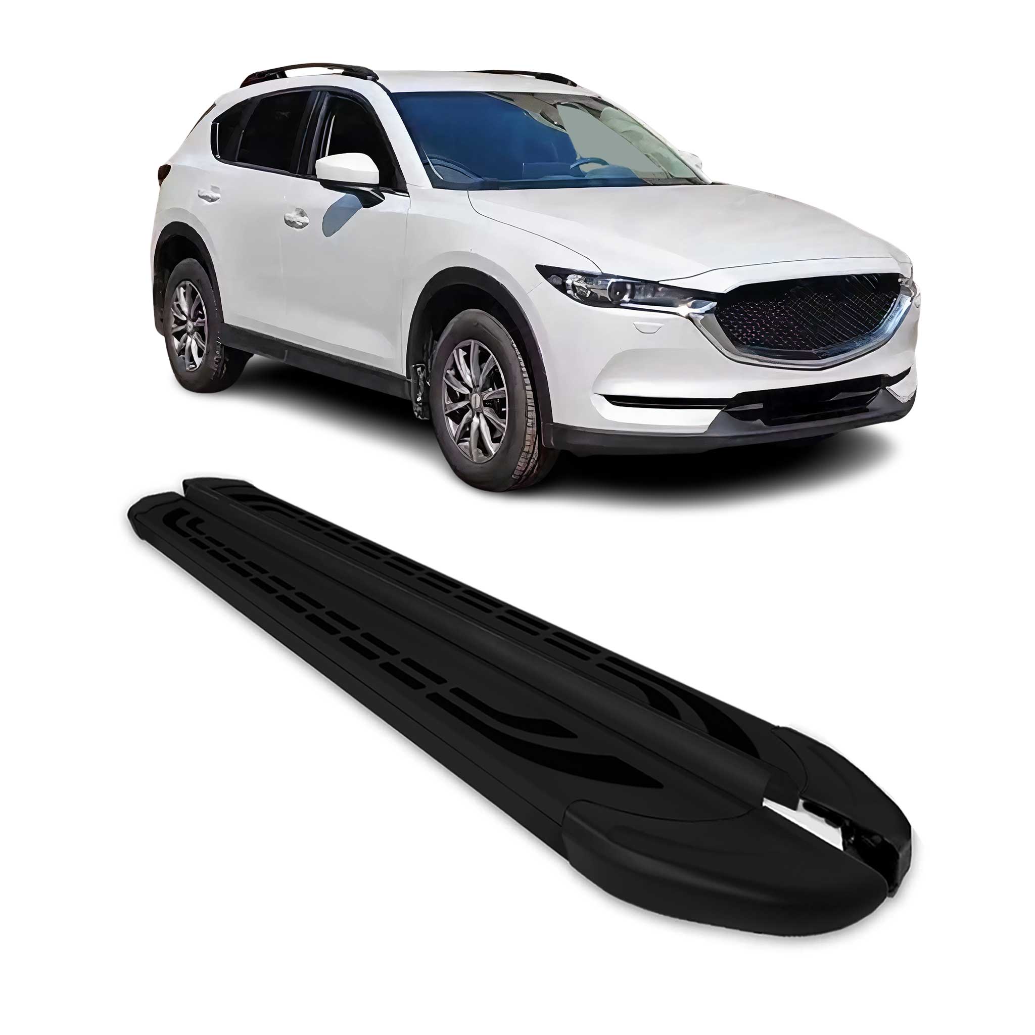 2017-2025 Mazda CX-5 Running Boards Side Steps Black