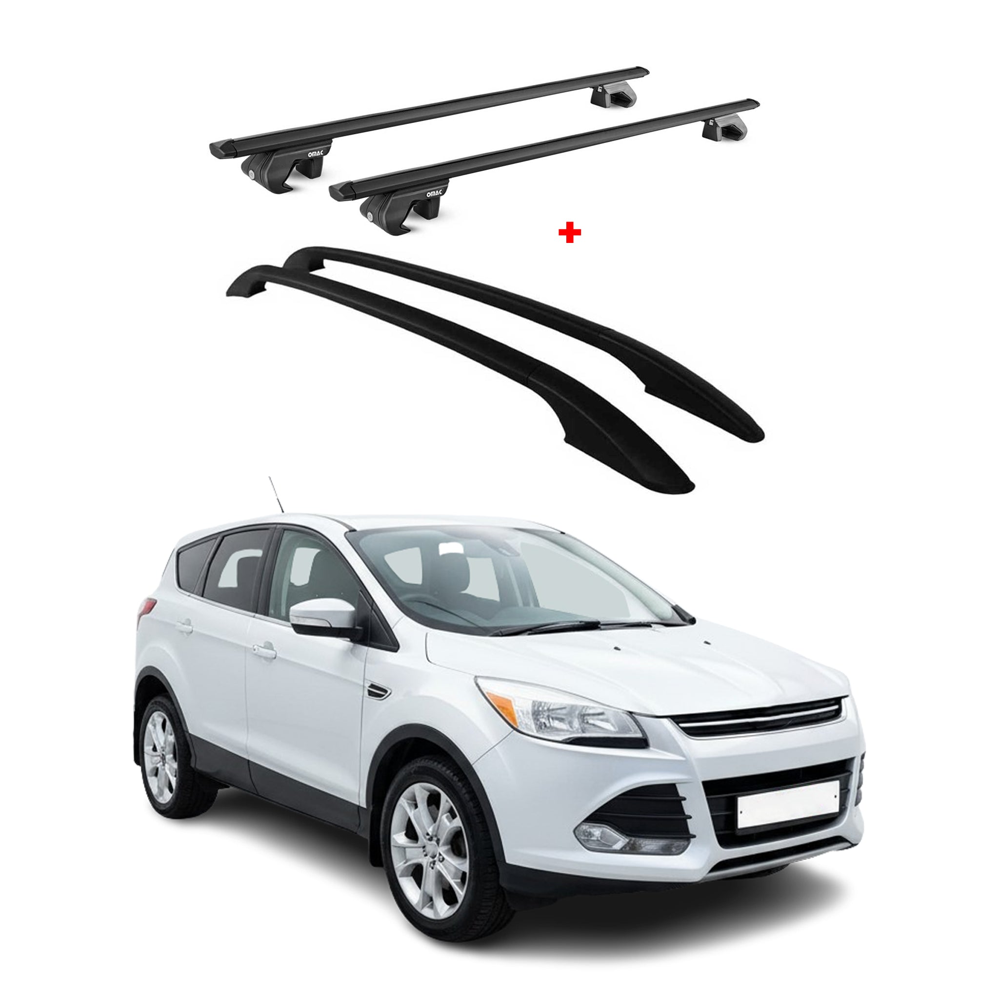 2013-2019 Ford Escape Roof Racks & Roof Rack Rails Black
