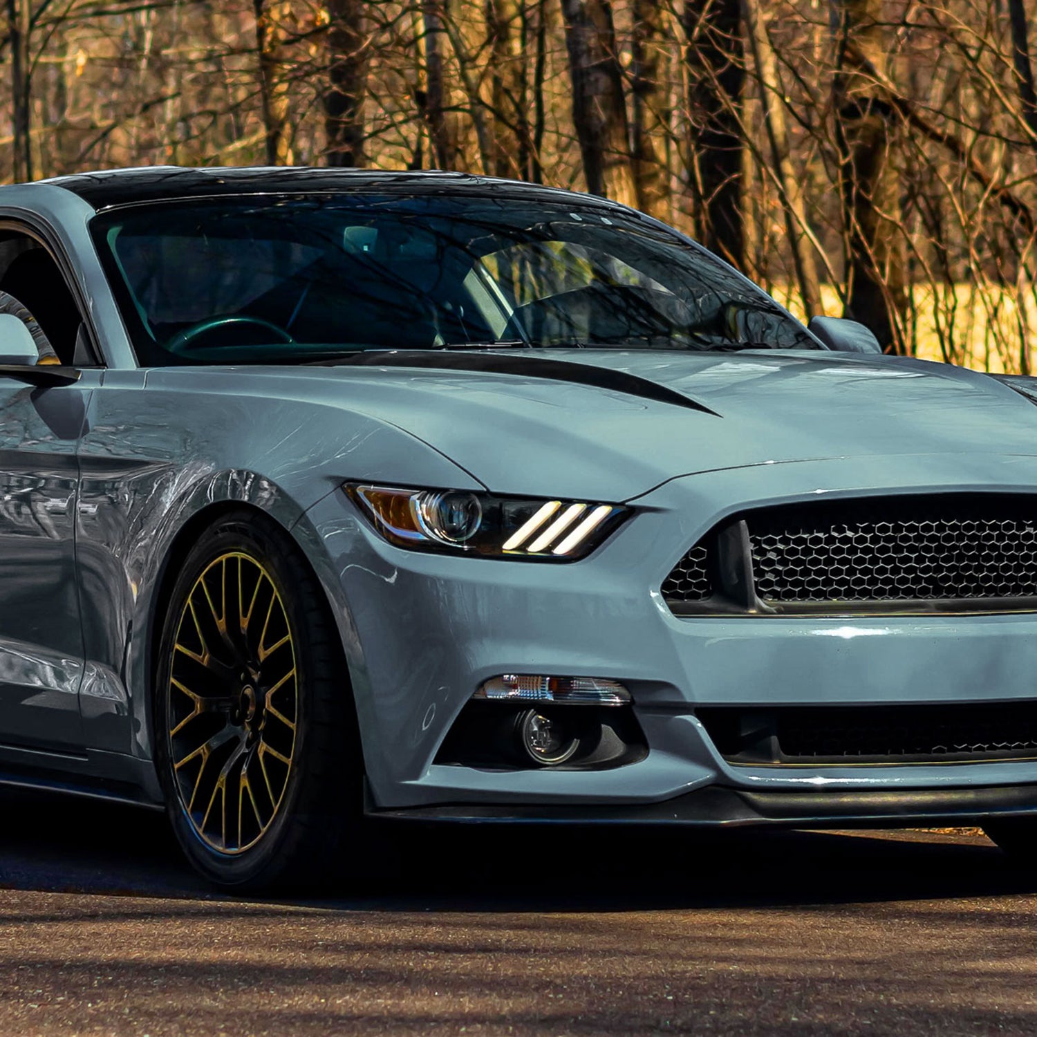 2015-2017 Ford Mustang / 18-2020 Shelby LED Xenon HID Headlights Passenger Side