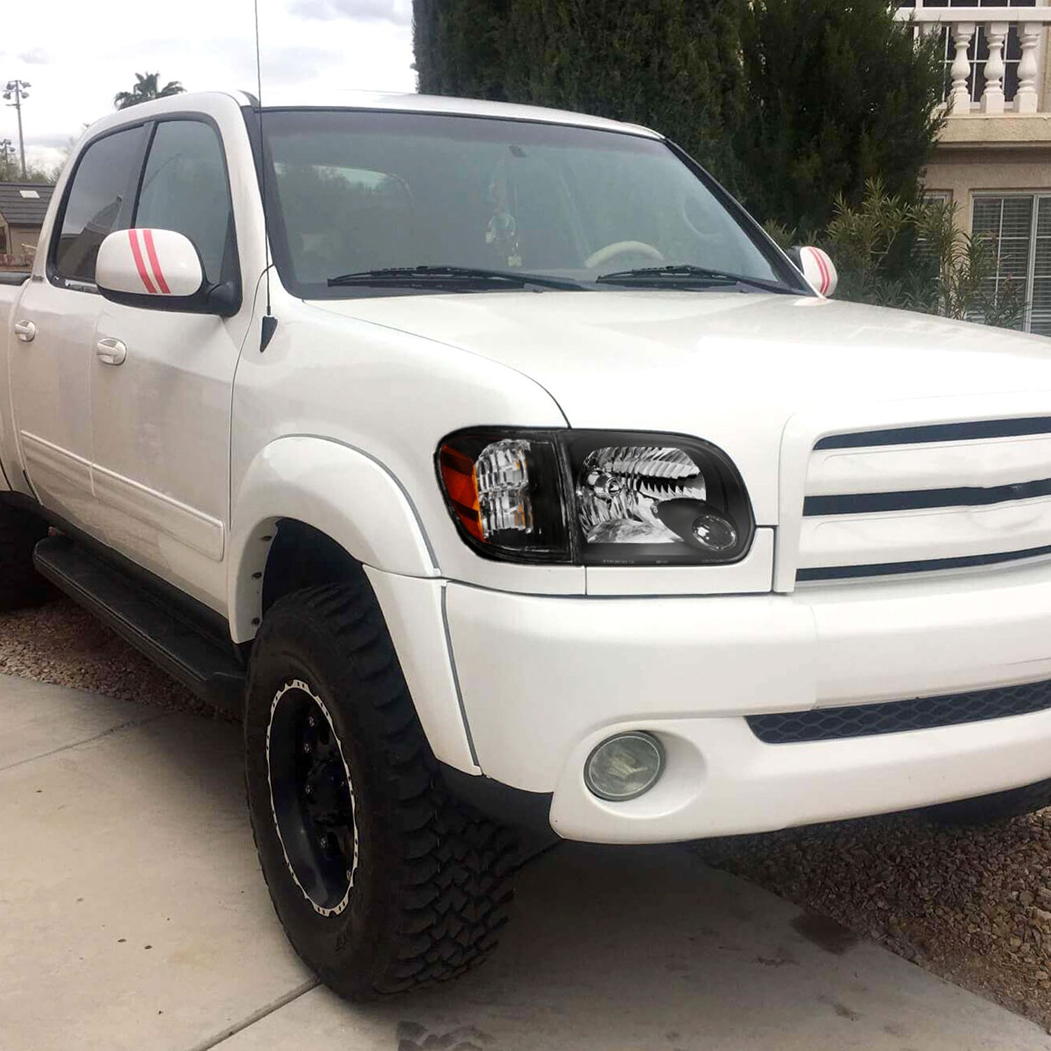 2005-2006 Toyota Tundra / SR5 Limited Sequoia Headlights Corner Signal Black