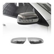 2011-2015 Kia Sorento Side Mirror Cover Caps Stainless Steel Silver 2 Pcs