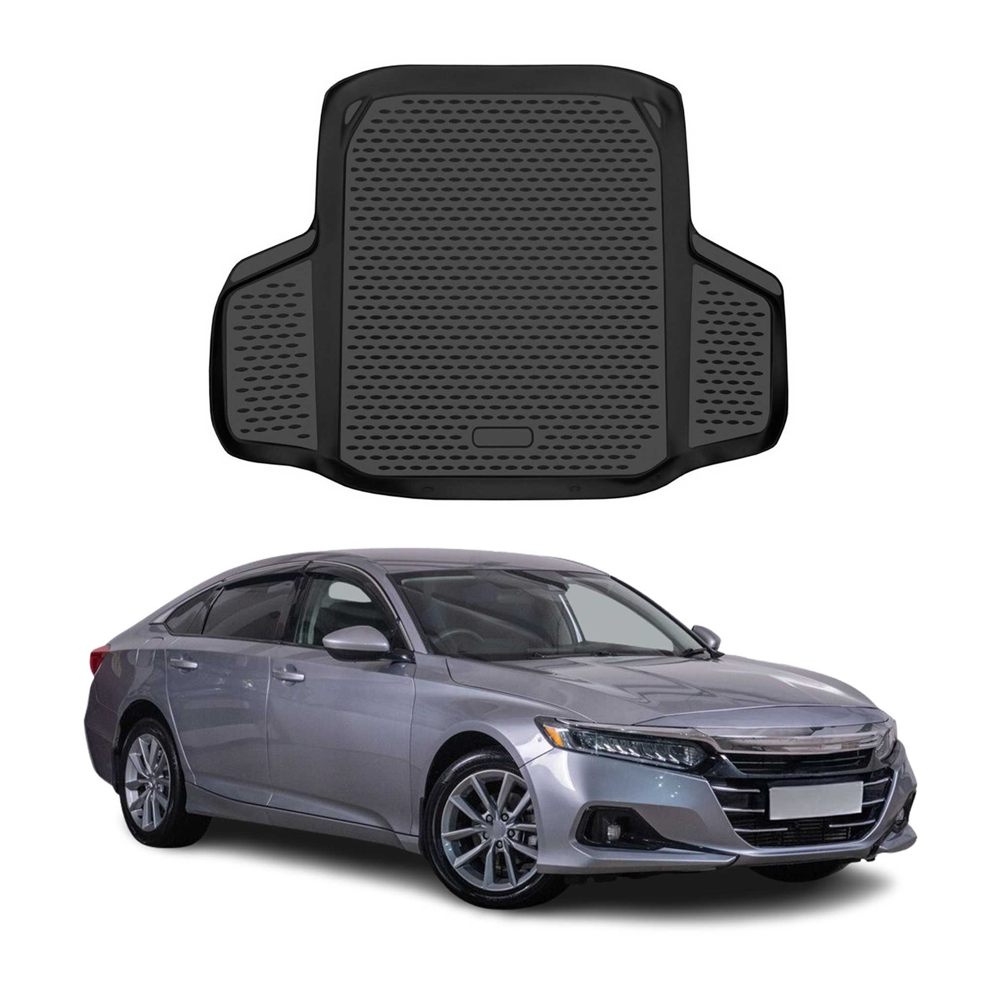 OMAC Cargo Mats Liner for Honda Accord 10.gen 2018-22 Sedan Trunk Mat TPE Black
