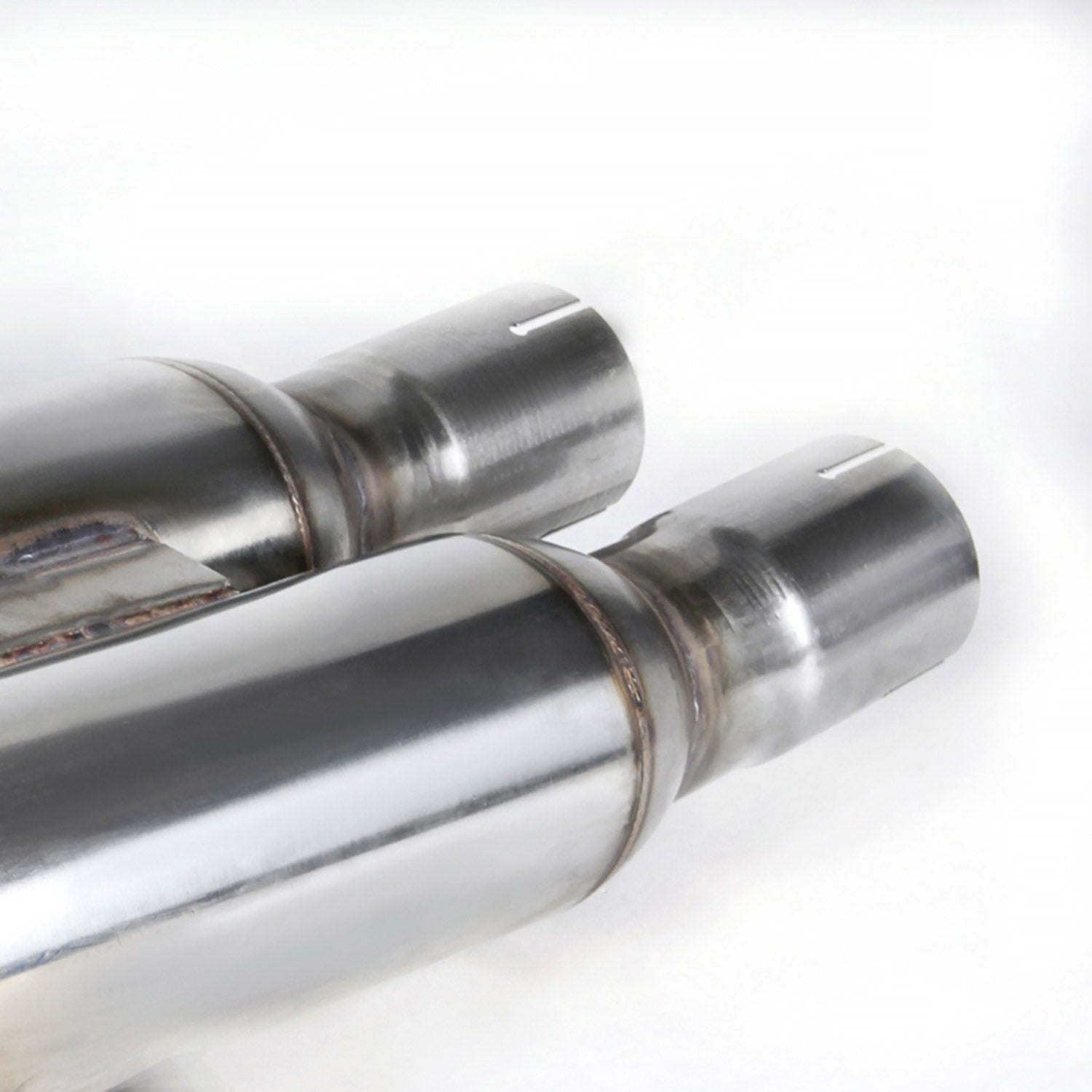 2010-2015 Chevy Camaro 3.6L V6 S.Steel Dual Catback Exhaust System Burnt Tip