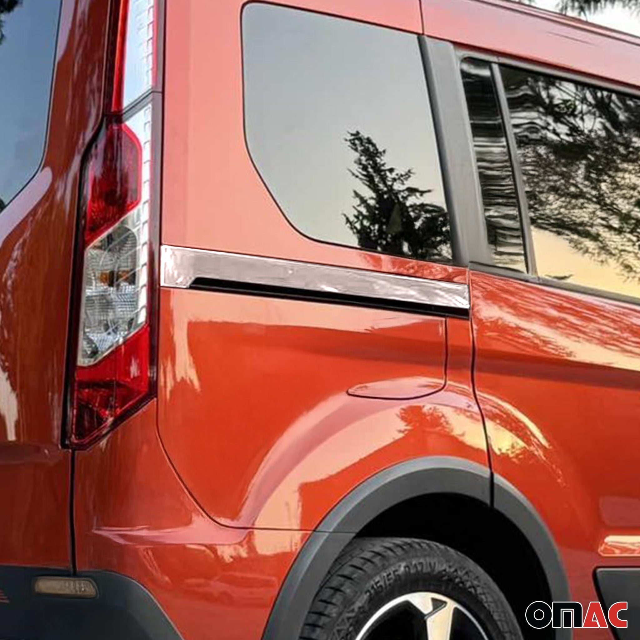 2014-2019 Ford Transit Connect L1 Side Door Molding Trim Stainless Steel