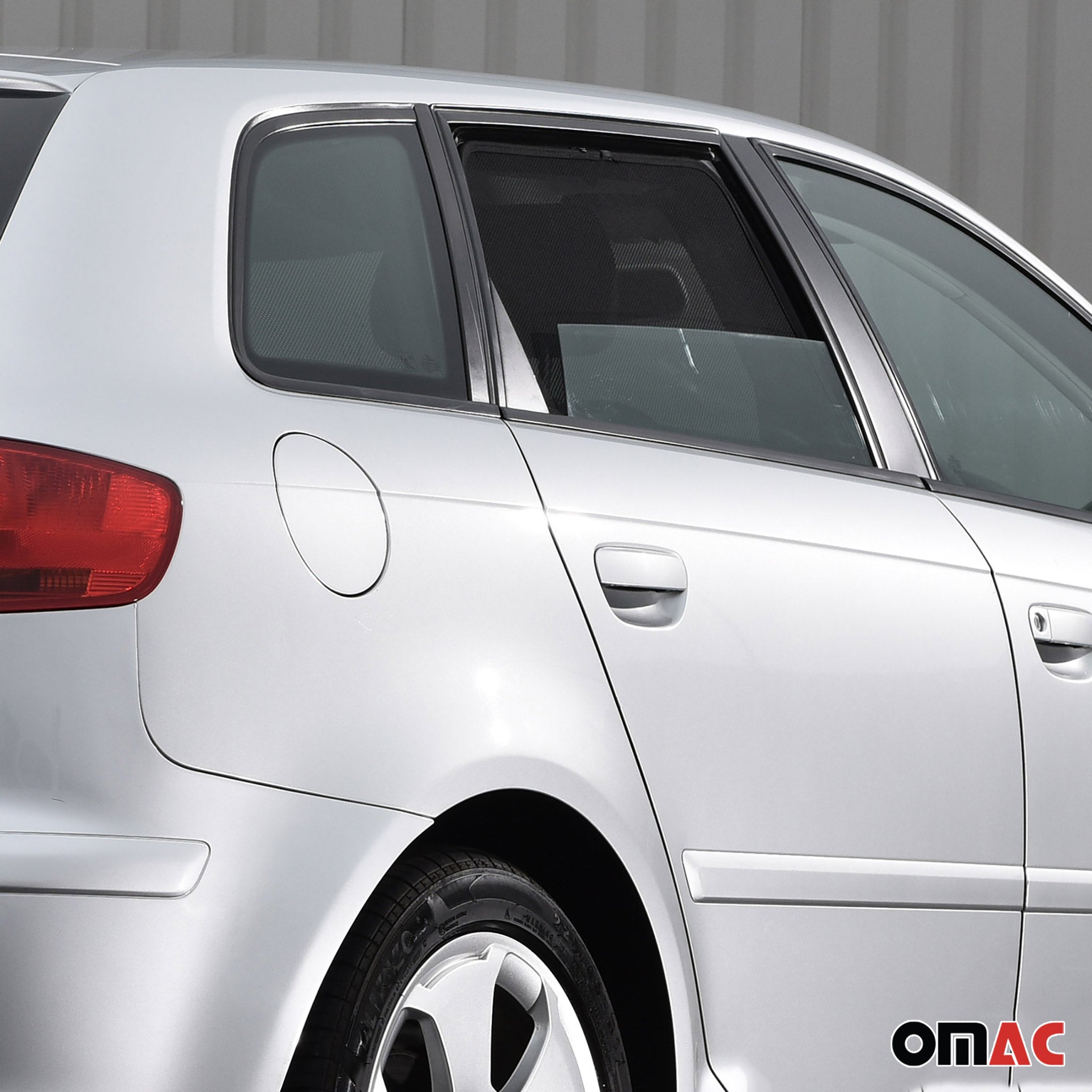 2006-2013 Audi A3 / A3 Quattro   Side Rear Window Curtain Mesh Black 2Pcs