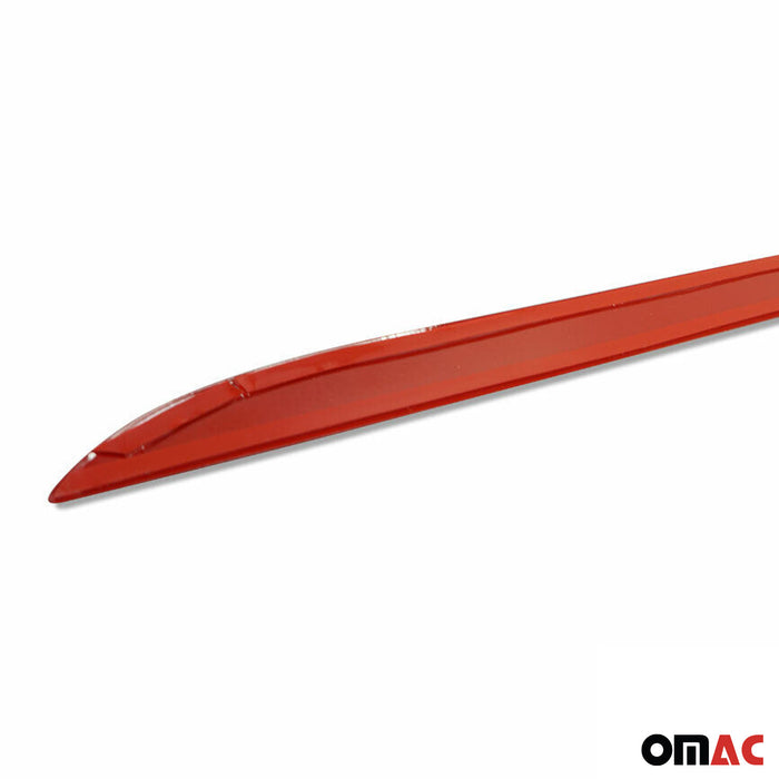 Rear Trunk Lid Molding Trim for Renault Clio 2012-2018 Hatchback Red 1Pc