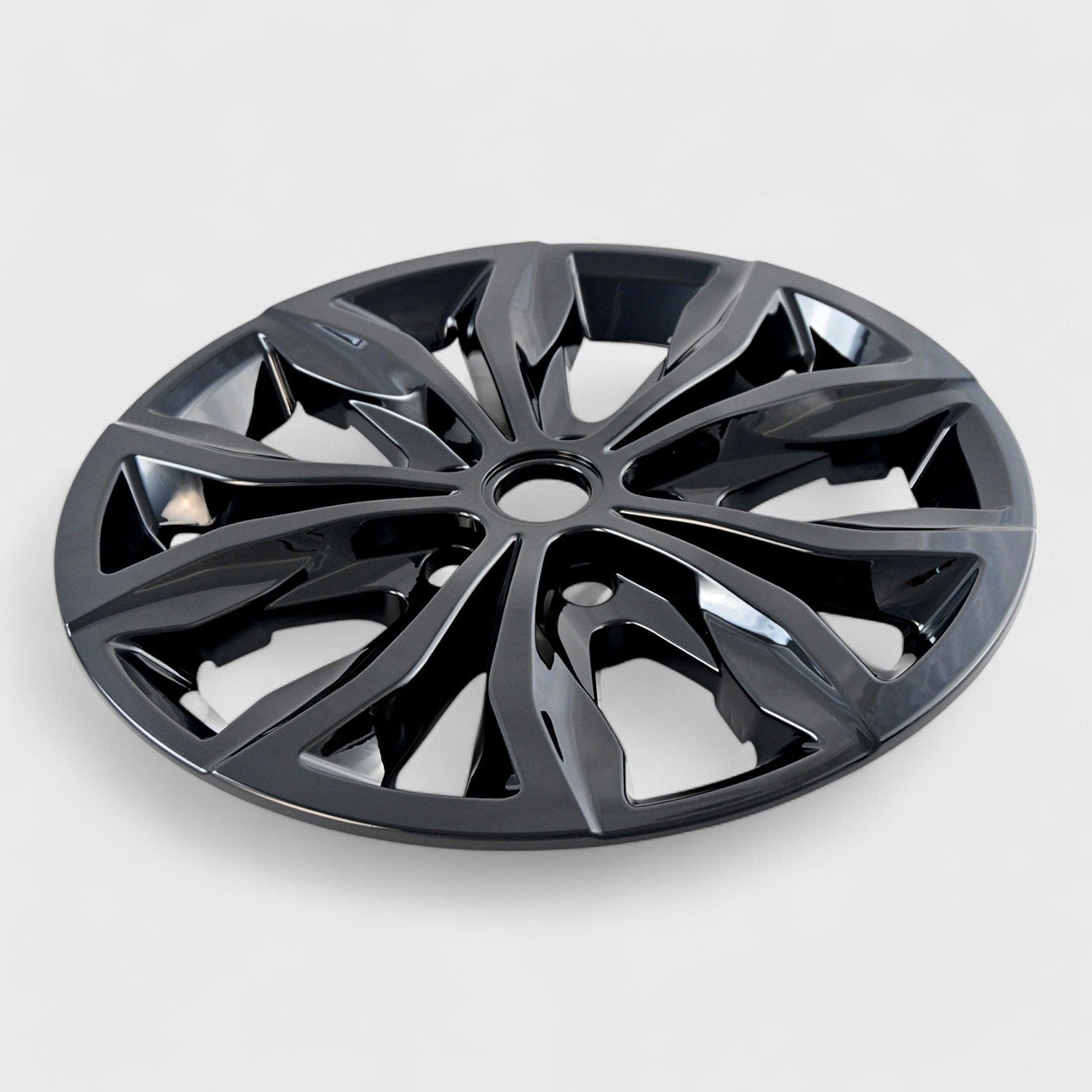 2019-2024 Chevrolet Malibu Wheel Cover Hubcaps Set Gloss Black 8Pcs ABS Plastic