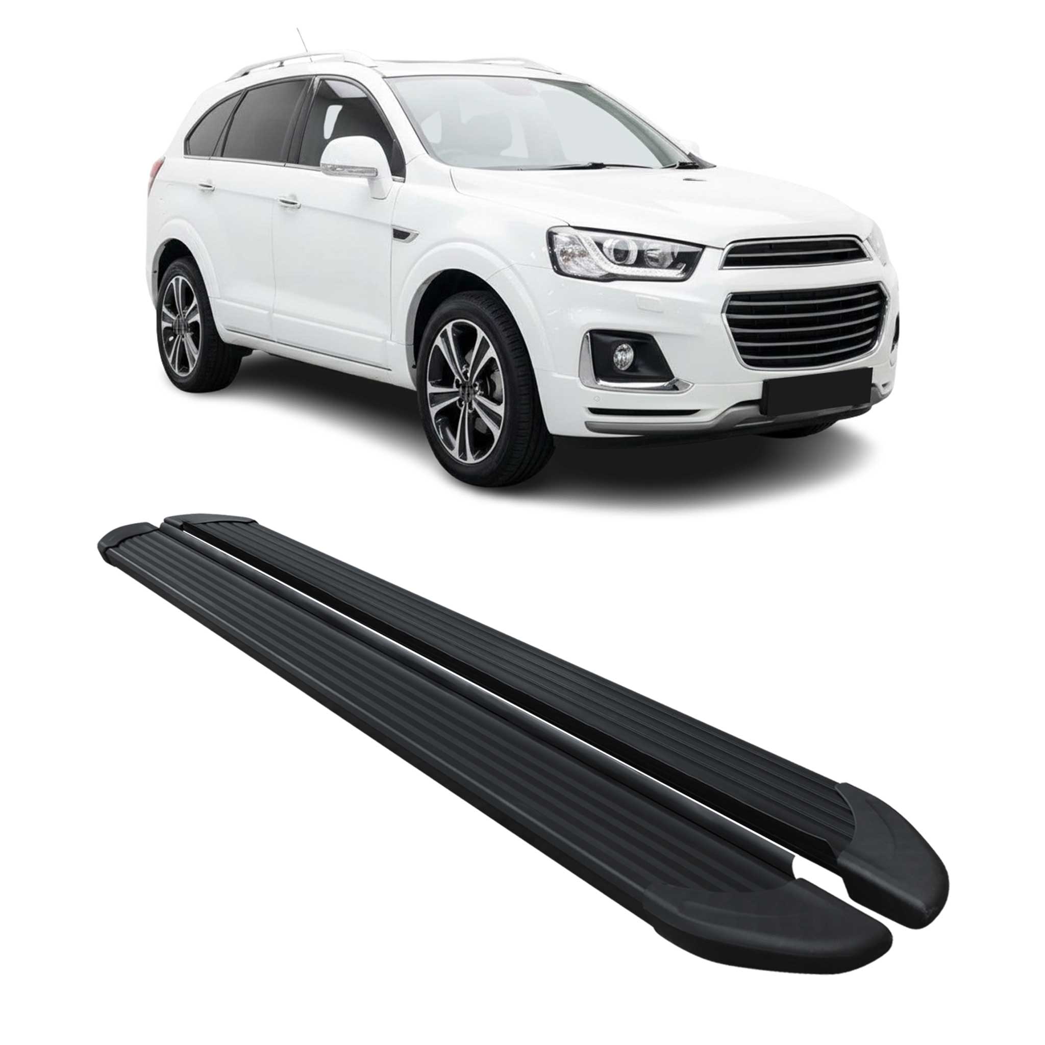 2019-2024 Chevrolet Captiva Running Boards Side Steps Black
