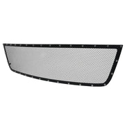 2005-2007 Chevy Silverado Rivet Style Black Stainless Steel Mesh Grille Insert