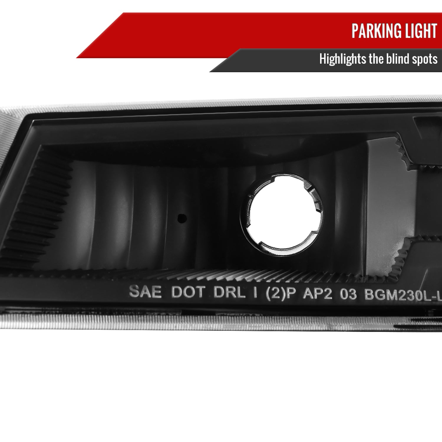 2004-2012 Chevy Colorado/ Canyon/ I-Series Headlights&Corner Lights Pair Black