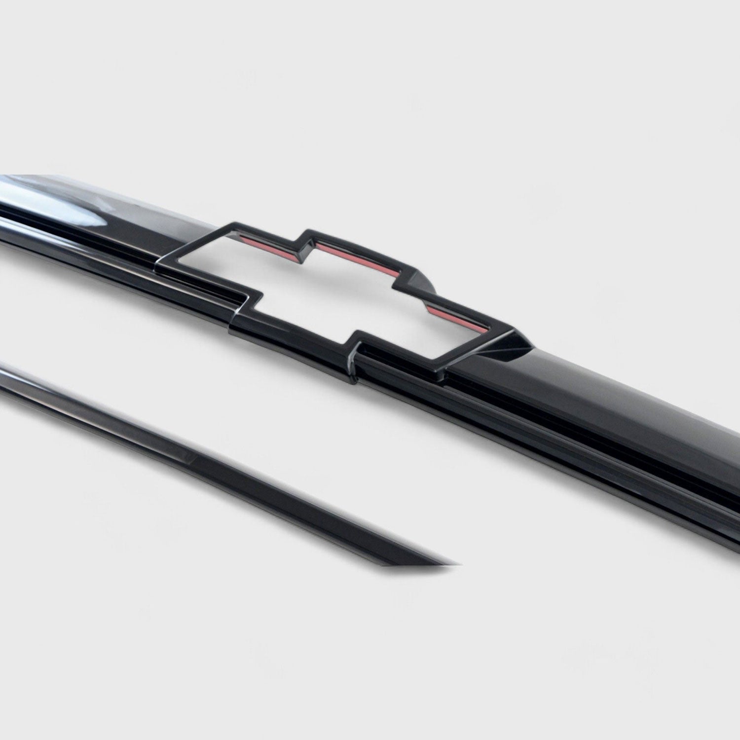 2015-2020 Chevrolet Colorado Grille Overlay Gloss Black 1Pcs ABS Plastic