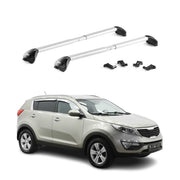Roof Rack Cross Bars Luggage Carrier for Kia Sportage 3.gen 2011-2016 Silver 2x