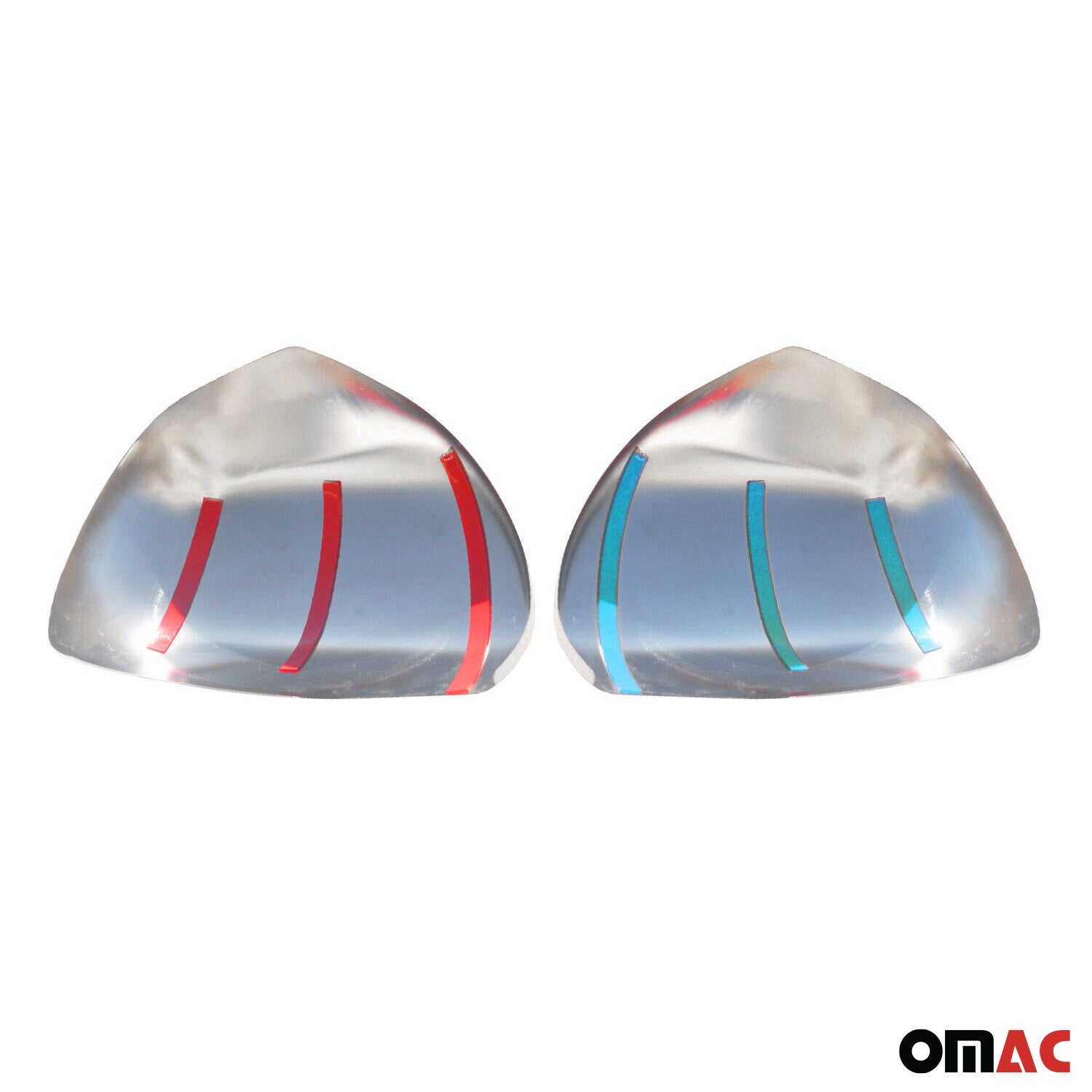 2003-2009 Lexus GX 470 Side Mirror Cover Caps Stainless Steel Silver 2 Pcs